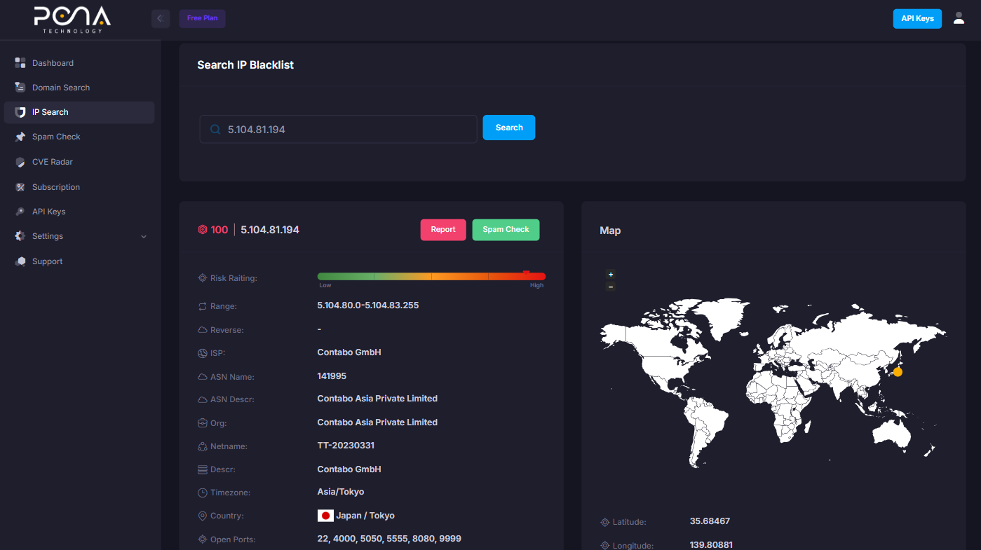 search ip address