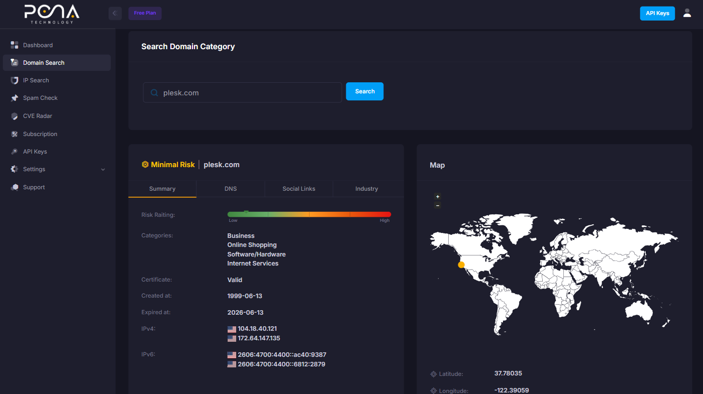 search domain